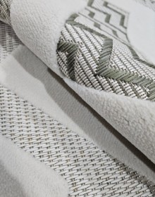 Безворсова килимова доріжка DOLCHE 4037B GREEN / CREAM - высокое качество по лучшей цене в Украине.